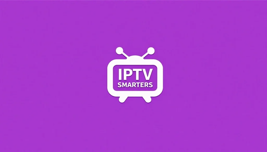 iptv smarters pro: Bild mit modernem Fernsehsymbol
